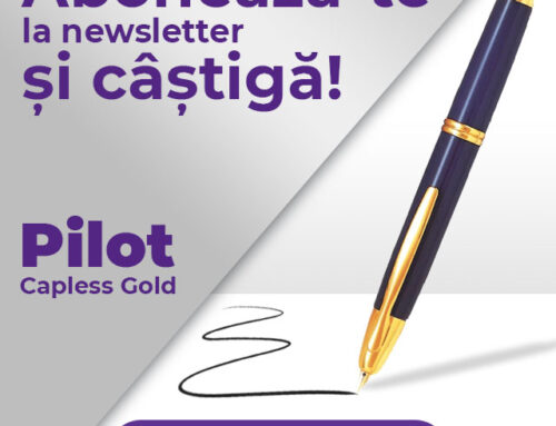 Abonează-te la newsletterul Dacris și câștigă un stilou Pilot Pen Capless!