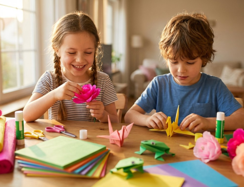 Creații din hârtie pentru copii: proiecte DIY distractive și educative cu origami, flori și hârtie creponată