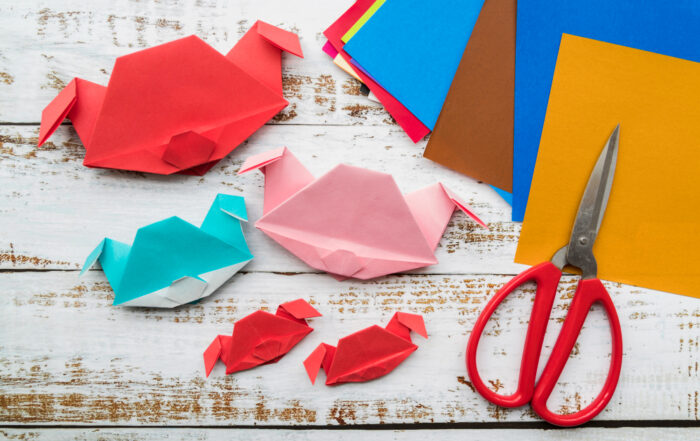 Hârtie colorată pentru origami